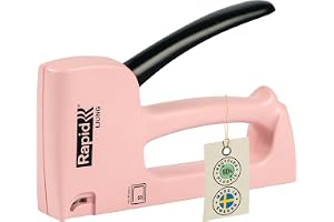 Rapid R53 Häftpistol Ljung, Rosa, Klammer 53, 89% Återvunnen Plast
