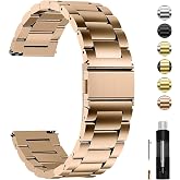 Fullmosa Paslanmaz &ccedil;elik saat kayışı, 16 mm, 18 mm, 19 mm, 20 mm, 22 mm, 24 mm, metal saat kayışı, hızlı kilitli, kadın ve er