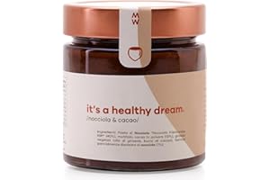 PharmaPower It’s a Healthy Dream Crema Spalmabile Nocciola e Cacao, Senza Glutine, Senza Lattosio e Senza Zuccheri Aggiunti, Vegana, 200 g