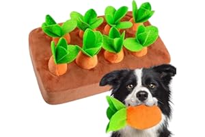 FANELOD Seek Carrot Dog, 2 In 1 Non Slip Carrot Games,Interactive Carrots Dog Puzzle Toys, Carrot Dog Enrichment Toy, Carrots Dog Puzzle Toys for Small Medium and Large Dog