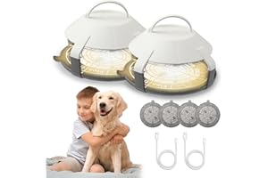 TEFOLA 2 trappole per pulci per la casa, trappola per cimici, 4 adesivi, inodore e atossici, combattere le pulci in casa, combattere le famiglie con animali domestici