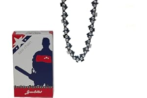 GreenCutter AG 4002560 Catena per Motosega, Larghezza Dente 1,3Mm 60 Maglie Passo 1/4"