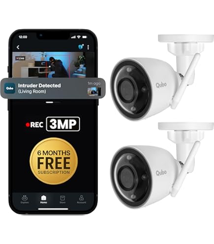 Tapo C216 Mini Security Camera with Recording, 2K 3MP, 360° Cover for Indoor and Outdoor Use, AI Detection and Notifications, MicroSD Card up to 512 GB, 105.5 x 77.8 x 69.8 mm