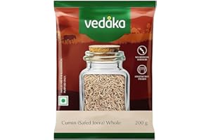 Amazon Brand - Vedaka Whole Jeera (Cumin), 200g
