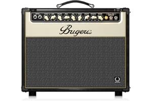 Bugera V22 INFINIUM Combo de válvulas de 2 canales vintage de 22 vatios con multiplicador de vida útil de válvulas INFINIUM, altavoz Turbosound original y reverberación
