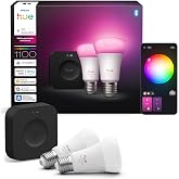 Philips HueWCA 9W E27 Color Smart Bulb 2-Piece Pro Starter Kit (Bridge Pro v3 included)