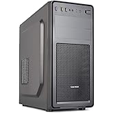 Case VulTech ATX VCO-A2699 senza alimentatore, computer case compatto 1x USB 3.0, 2x USB 2.0, colore nero