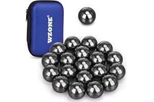 Wzone 2 cm kulki ferrytowe, 20 sztuk kul magnetycznych przeciwstresowych, do biura, domu, dla fanów i kreatywności