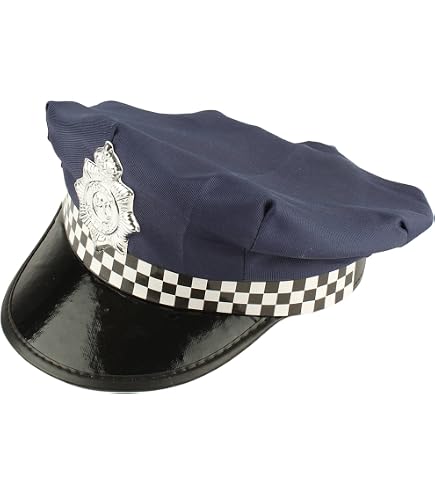 Gorra De Policía Municipal Infantil – Disfraz Para Niños De FIESTAS GUIRCA, S.L., Complemento Perfecto Para Juegos De Rol Y Fiestas De Disfraces