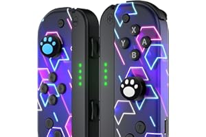 GGiking Wireless Controller Compatible with Switch/OLED/Lite, Replacement for Switch Controllers with 6-Axis Gyro, Wake-up, Dual Vibration, Turbo Function