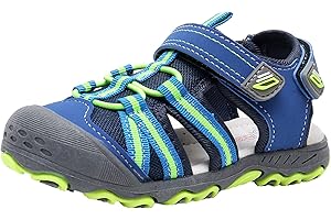 Ahannie Jungen Sommer Trekking & Wanderschuhe Sandalen, Sport & Outdoor Sandalen für Jungen, Kinder Arch Support Geschlossene Sandalen