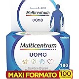 Multicentrum Uomo Integratore Alimentare Multivitaminico Completo, con Vitamina D, D3, Contro Stanchezza e Affaticamento, Per