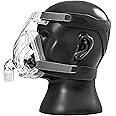 OTICA F2 CPAP Mask Bipap Mask Full Face Mask Compatible With All Brand Machine(Large)