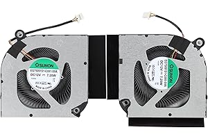 YAEHUYING New CPU+GPU Cooling Fan for Acer Nitro 5 2022 AN515-58 PH315-55 PH317-55 AN515-58-51R3 N22C1 Series EG75091S1-C080-S9A EG75091S1-C070-S9A 12V 7.20W Fan