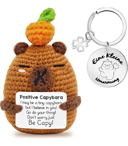 JCUGSBS Patata Positiva, Mini Giocattoli di Patate, Divertente Patata Positiva Peluche Maglieria con Portachiavi E Carta Energia Positiva per Il Migliore Amico