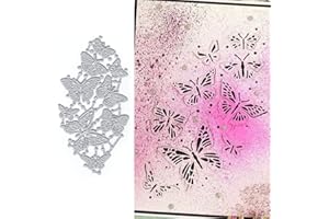 LZJSYKDQ KDQ874 Matrices de découpe en métal en forme de papillon pour la fabrication de cartes, le scrapbooking, les albums, les fêtes, les mariages, les festivals, la décoration