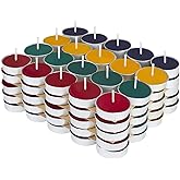 Kaameri Bazaar Wax Scented Tealight Candles Set, Pack of 72. Lavender, Rose, Lemongrass and Tea Tree Fragrance - Gift for Bro