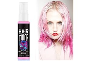 Hårspray färg rosa, tillfällig hårfärg, färgat hårspray tvättbar, Crazy Pink Temporary Hair Color Spray, Instant Hair Dye, hårfärger