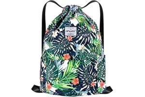 HAWEE Étanche Sac à Dos à Cordon Grand Sacs de Sport à Cordon de Serrage Sac à Dos Unisexe pour Femme Hommes Voyage Vie Quotidienne Plein Air Yoga Plage Natation