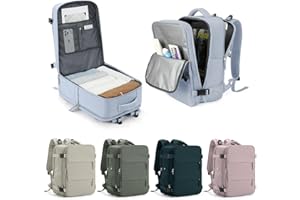 WEPLAN Ryanair Cabin Bag 40x20x25 Cabin Bags Underseat Carry on Bag Hand Luggage Bag Travel Backpack Cabin Size Easyjet cabin bag 45x36x20 Backpack Women Men Casual Daypack with Shoes Compartment