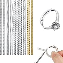 Riduttori Anello 16 Pezzi - Silicone Trasparente, 8 Misure, Per Anelli Sciolti Uomo/Donna - Foto 11