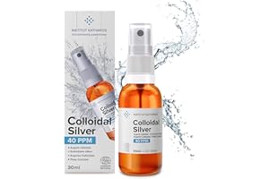 INSTITUT KATHAROS Premium Colloidal Silver Spray 40 PPM 30ml ● 100% Natural ● Superior Concentration, Smaller Particles = Better Results ● Certified by 3 Independent Laboratories ● Choose a Specialist
