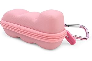 CASEMATIX Pink Asthma Inhaler Case with Lanyard and Clip On Keychain Carabiner, Inhaler Holder Fits Standard Rescue Albuterol Inhaler Devices - Includes Asthma Case Only