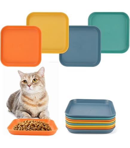 BNOSDM Silikon-Futternapf Flach – Für Hunde & Katzen Mit Kurzer Nase, Spülmaschinenfest, 2er-Set