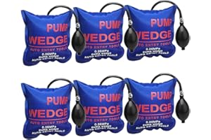 WANYI 6 Pack Air Wedge Up Bag 420D Nylon TPU Fabric Air Wedge Door Lifter Pump Wedge Airbag for Door Window Installation and Auto Repair