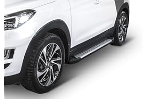 ‎J&J AUTOMOTIVE | Advanced Rival Trittbretter, Seitenschweller, Einstiegsleisten mit ABE Passend Für Sportage QL, QLE 2016-2021 1 Set Trittbretter (Links Und Rechts), Alu/Silber