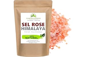 P&E Plantes & Epices - Sel Rose de l'Himalaya Pure 250g - Sachet Fraîcheur Biodégradable Refermable