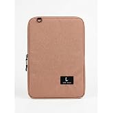LOS CAJA Premium Tablet &Ccedil;antası ve Organizer - İ&ccedil;i Cepli, Darbe Emici Koruyucu Kılıf (Pembe)