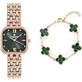 Carlton London Premium Stainless Steel Watch Gift Set for Women | Watch&Bracelet | Gift for Birthday & Anniversary | Luxury Watch for Woman | Water Resistant