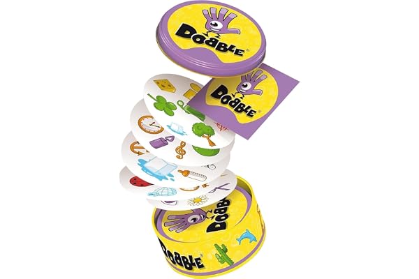 Dobble, Strategy Match Game,Family Card Game, 2-8 Player Game, for 6 Years and Above, Teen, Multicolor