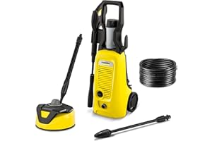 Kärcher Idropulitrice K 4 Universal Edition T5, Pressione 130 bar, Portata 420 l/h, Area Lavoro 30 m²/h, Filtro Acqua Premontato, Incl. Tubo e Pistola Alta pressione, Doppia Lancia, Lavasuperfici T5