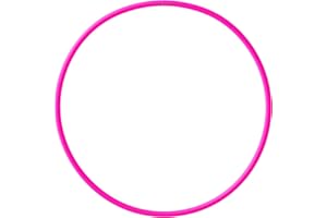 Play Juggling - CERCHIO HULA HOOP - PERFECT HOOP DA MANIPOLAZIONE - Ø 55 cm - PESO 140 g - COLORE FUXIA UV