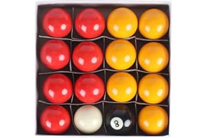 Trintion Pool Balls Set 2" Pool Balls Competition Match Balls Pool Ball Set (1 7/8 Inch Cue Ball)