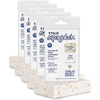 T.Taio Esponjabon Seifenschwamm – Peeling & Pflege Mit Perlmutt & Hafer, 2er-Pack