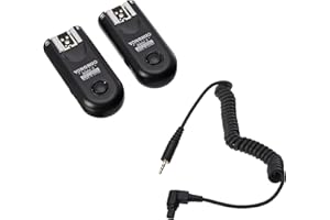 Yongnuo RF-603 II 16-Ch Wireless Flash Trigger for Canon 3-Pin Connection 1D/5D/7D/10D/20D/30D/40D/50D Cameras, 2.4GHz, 1/320sec Sync Speed