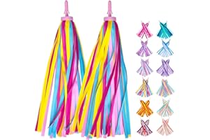 GUIZIYAO Stelle Filanti Bici Bambino, Stelle Filanti per Bicicletta, Frange per Manubrio Bici, Decorazioni per Bicicletta, Frange per Manubrio, Accessori per Bici Bambini Monopattino (B)