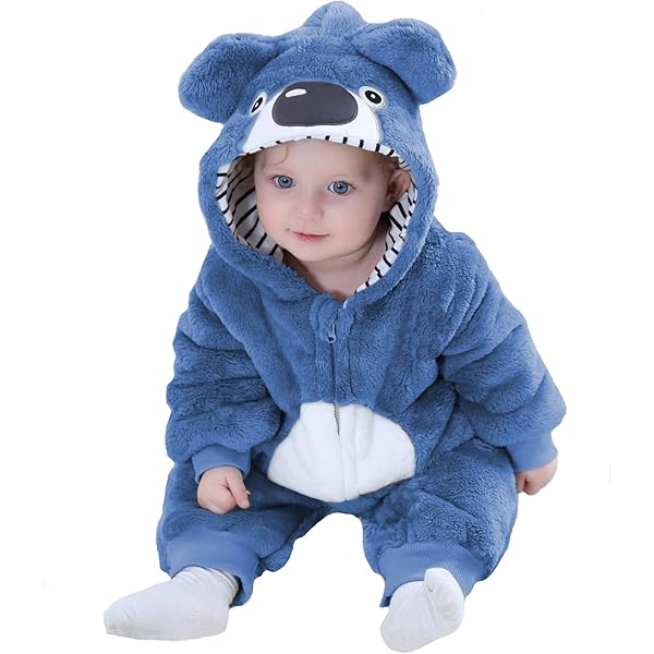 Doladola Uniseks kindervest met capuchon en dier, pluche modegilets voor jongens en meisjes, verkleedkostuum, Tijger, L