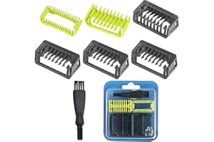 GZGRYTRC One Blade Replacement Head, 4 Guide Comb Attachments for One Blade, Professional Trimming Guards, Durable Design for Home and Barber Use