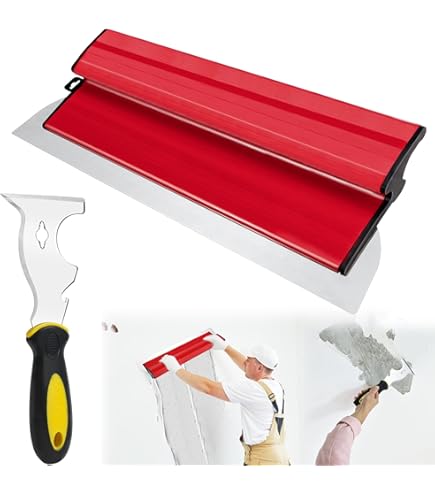 Professionele Vlakspatel Roestvrij Staal, Gipsplaten Afwerking Gladmakende Spatel Flexibele Skimming Blades Wandgereedschap Voor Gipsplaatbepleisteringsgereedschap Afmetingen 25 Cm 664774452