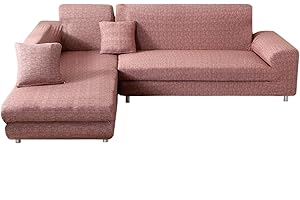 Jianyana Sofa Überwürfe Elastische Sofabezüge Polyester Spandex Couchbezug Stretch Ecksofabezug Sofabezug 2ST für L Form Sofa+ 2 Pcs Kissenbezüge