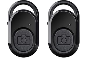amathings 2 Disparador de cámara Control Remoto con un botón con tecnología Bluetooth Disparador Remoto para teléfonos Inteligentes y tabletas (iOS y Android) un botón