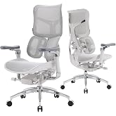 SIHOO Doro S300 Silla Ergon&oacute;mica de Oficina con Soporte Coordinado Cuerpo | Reposabrazos 6D, Soporte Lumbar Din&aacute;mico Dual, As