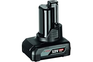 Bosch Professional 1600A00X7H Pack Batterie Gba 12 V 6, 0 Ah, 1 Pièce, 1600 A00 x 7H Noir