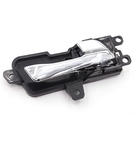 X AUTOHAUX Car Interior Door Handle Cover Trim For Hyundai Sonata 2011-2014 - Right Side Front, Black/Silver - View #5