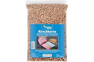 Glorex 0 2509 02 - Noccioli di Ciliegia, 1000 g, Prodotto Naturale Lavato, per Cuscini di noccioli di Ciliegia, riscaldabile