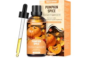MIGCAPUT Pumpakskrydda Doftolja 100ML, Premium Höstdoft Aromaterapi Eterisk Olja för Diffusorer, Doftljus & Tvåltillverkning